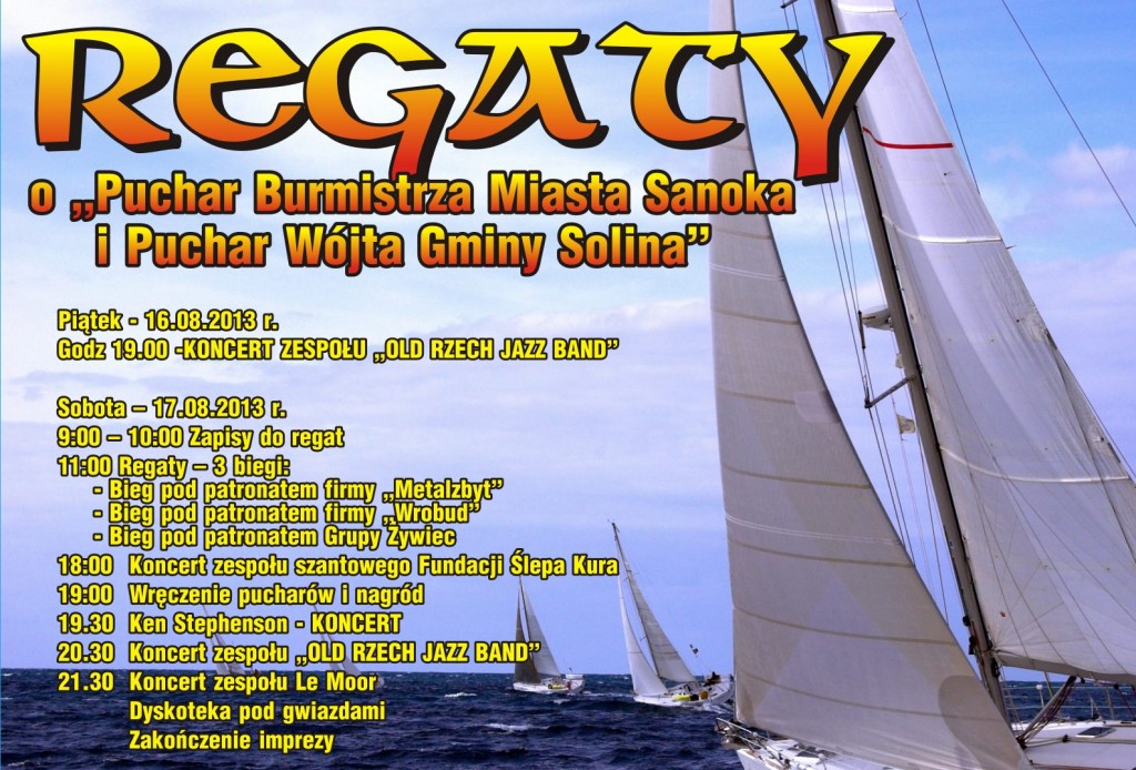 Plakat Regaty 2013